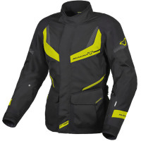 Macna Ladies Rancher Textile Jacket - Black / Fluo Yellow